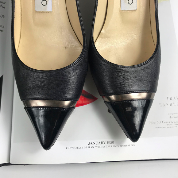 Jimmy Choo Black and Brown Heels - Picture 4 of 8